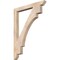 Ekena Millwork Merced Slat Smooth Bracket, Douglas Fir, 3 1/2"W x 36"D x 48"H BKT04X36X48MRC06SDF - alternate 1